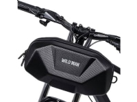 WILDMAN X9 cykelramme taske cykelholder sort/sort